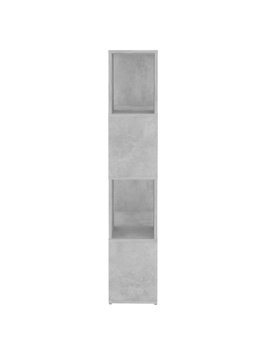 Kirjahylly/tilanjakaja betoninharmaa 60x24x124,5 cm