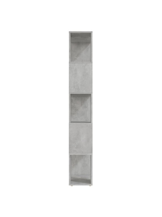 Kirjahylly/tilanjakaja betoninharmaa 60x24x155 cm