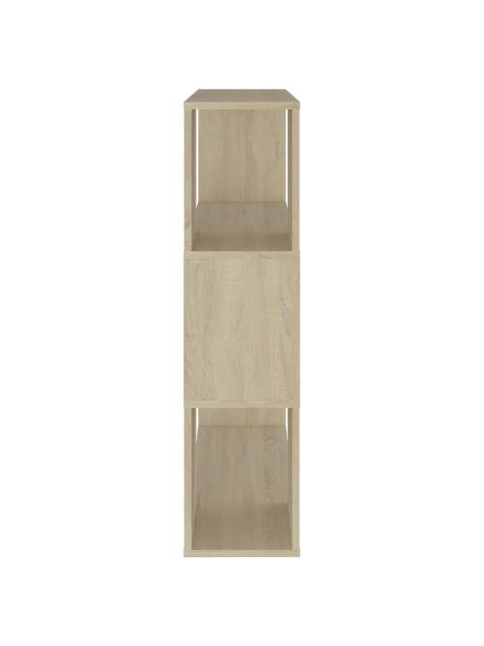 Kirjahylly/tilanjakaja sonoma-tammi 80x24x94 cm lastulevy