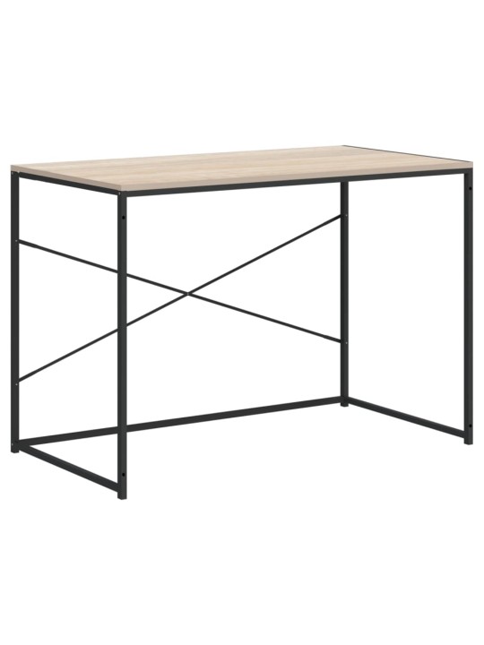 Työpöytä ruskea tammi 110x60x70 cm tekninen puu