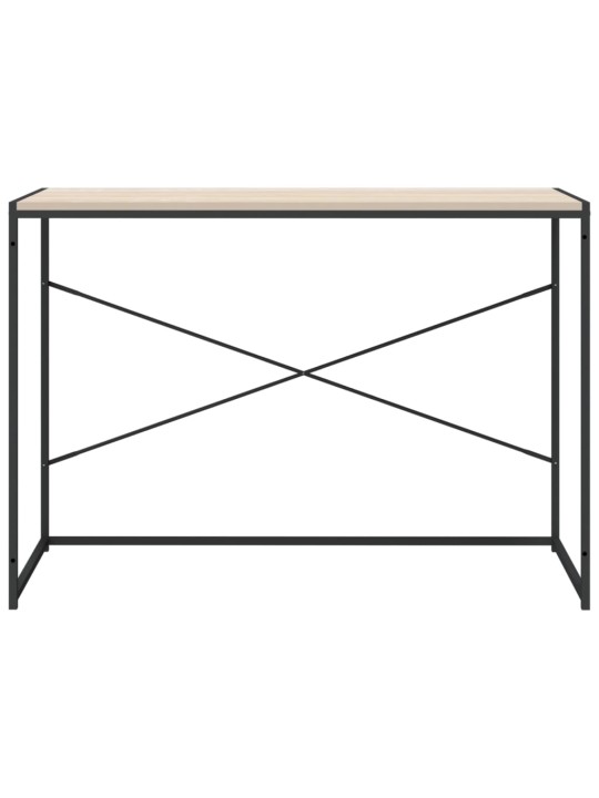 Työpöytä ruskea tammi 110x60x70 cm tekninen puu