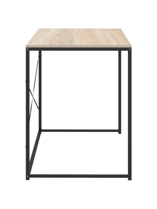Työpöytä ruskea tammi 110x60x70 cm tekninen puu