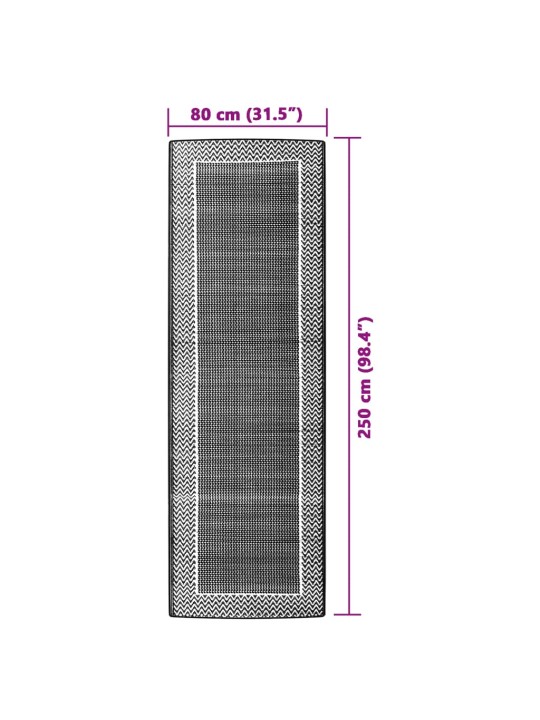 Ulkomatto arakil vihreä 80x250 cm pp