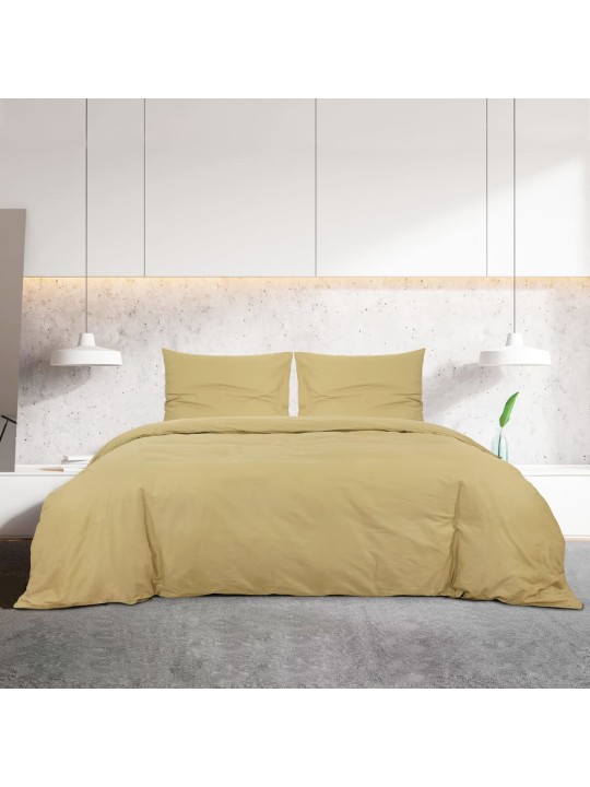 Pussilakanasetti taupe 200x220 cm kevyt mikrokuitu