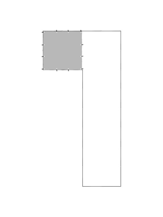 Koiranhäkki musta 6,05 m² teräs