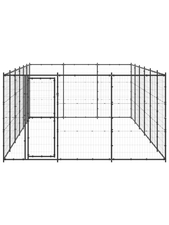 Koiran ulkohäkki teräs 21,78 m²