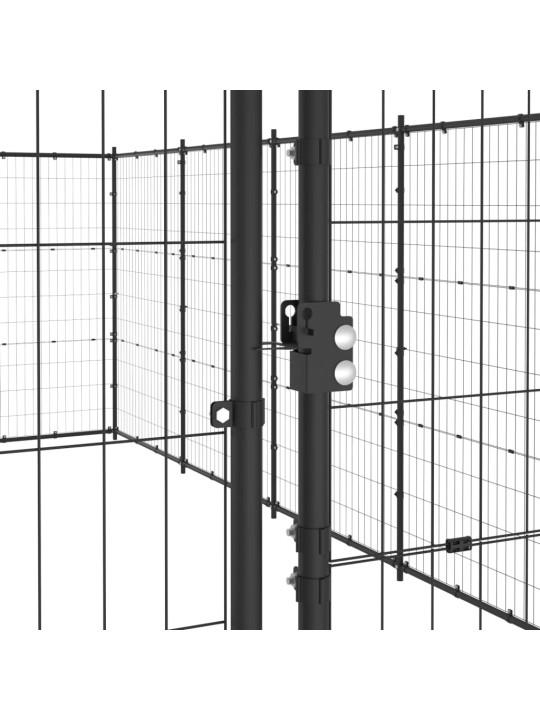 Koiran ulkohäkki teräs 79,86 m²