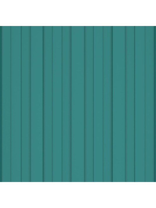 Kattopaneeli 12 kpl galvanoitu teräs vihreä 80x45 cm