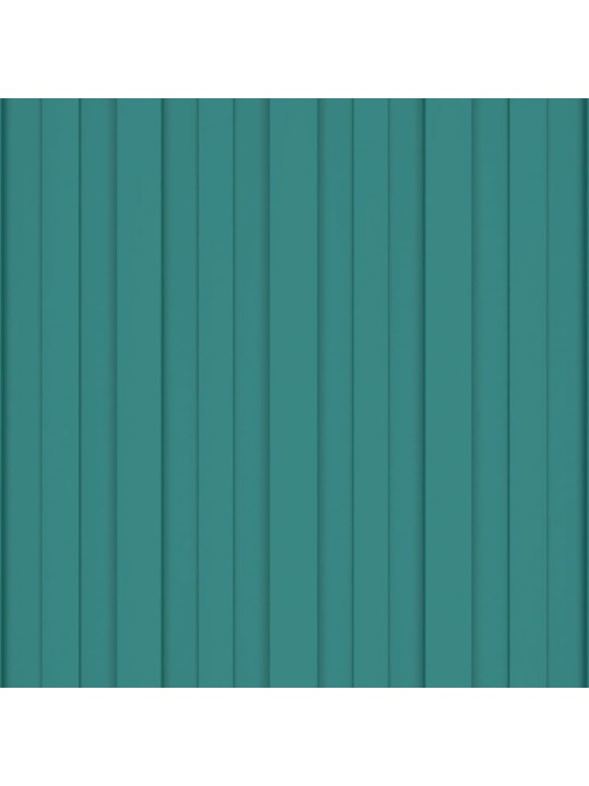 Kattopaneeli 12 kpl galvanoitu teräs vihreä 100x45 cm
