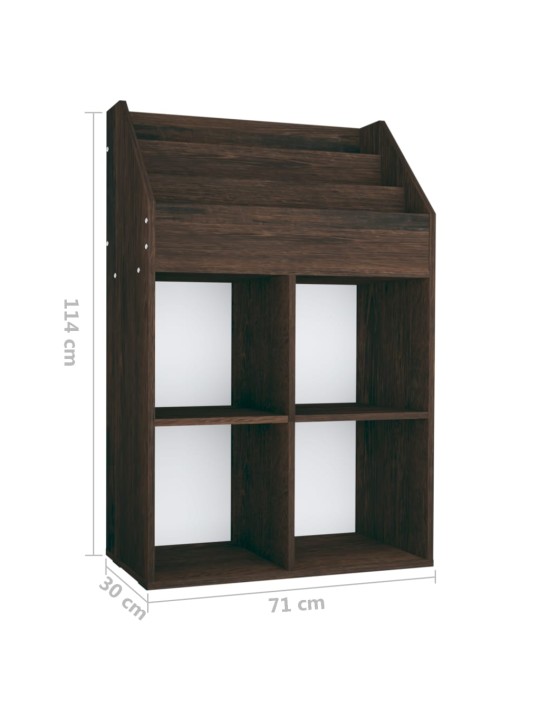 Lasten lehtiteline savutammi 71x30x114 cm lastulevy