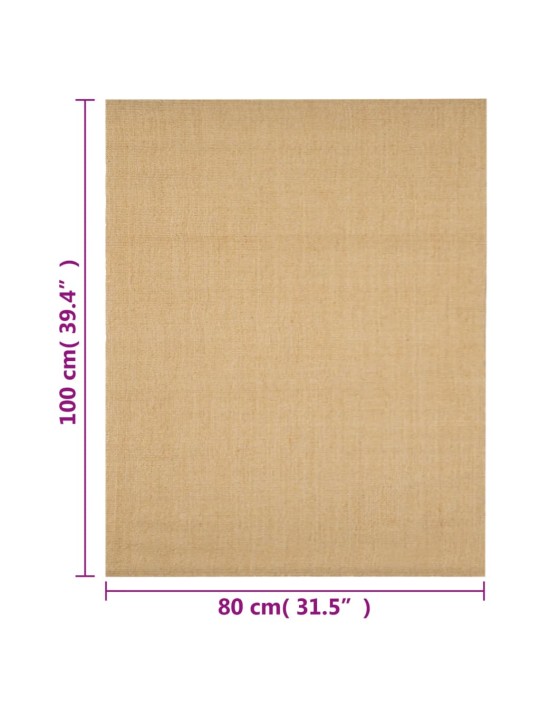 Matto luonnollinen sisal 80x100 cm