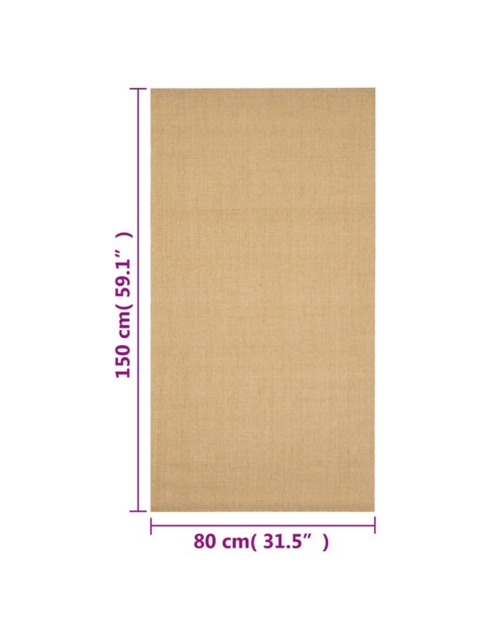 Matto luonnollinen sisal 80x150 cm