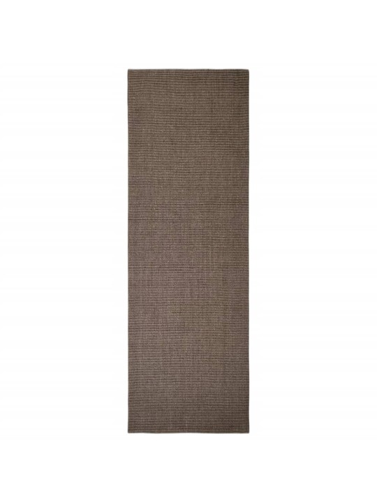 Matto luonnollinen sisal 66x200 cm ruskea