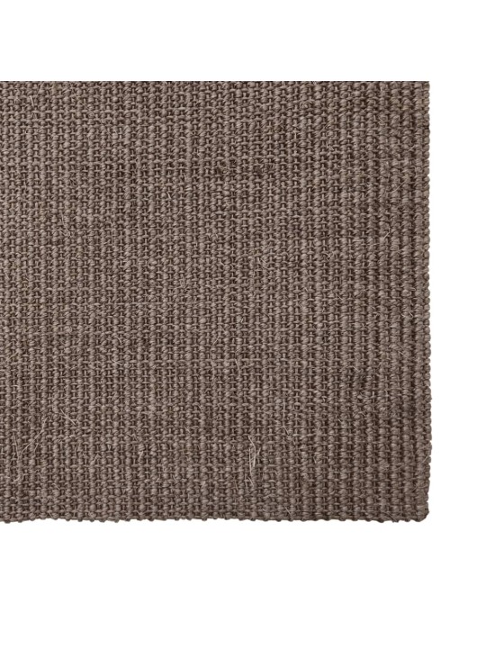 Matto luonnollinen sisal 66x200 cm ruskea