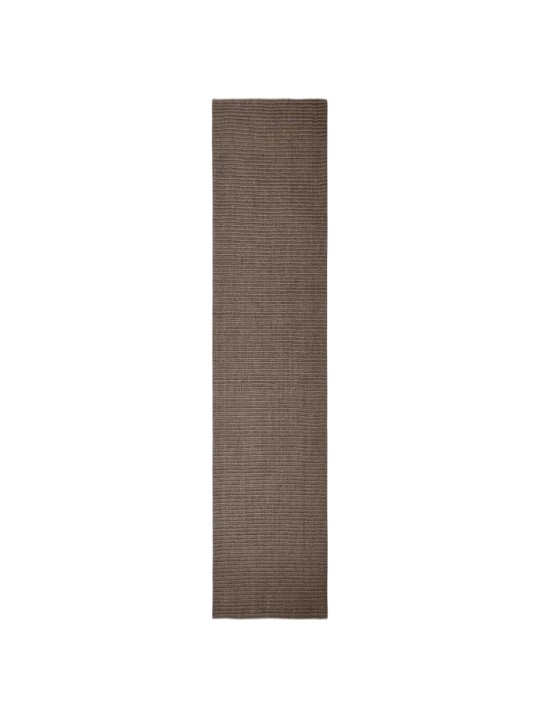 Matto luonnollinen sisal 66x300 cm ruskea