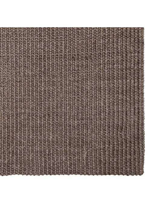 Matto luonnollinen sisal 66x300 cm ruskea