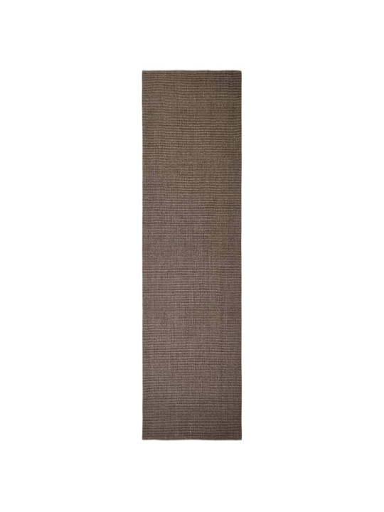 Matto luonnollinen sisal 80x300 cm ruskea