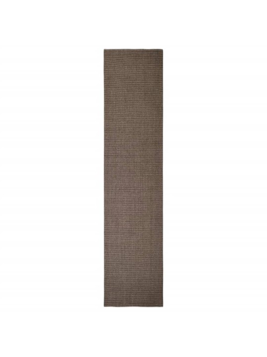 Matto luonnollinen sisal 80x350 cm ruskea