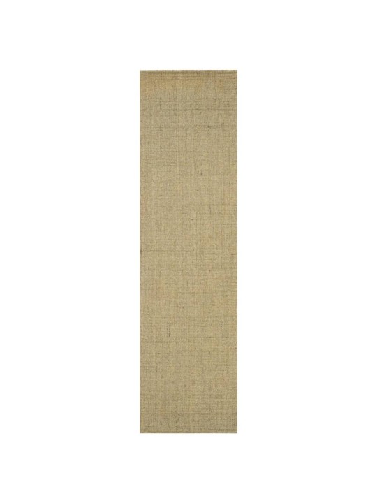 Matto luonnollinen sisal 66x250 cm vihreä