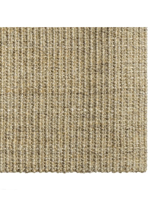 Matto luonnollinen sisal 66x250 cm vihreä