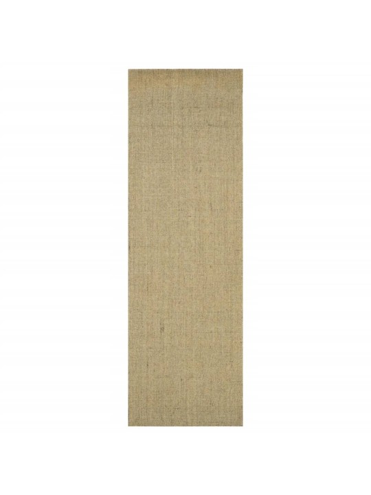 Matto luonnollinen sisal 80x250 cm vihreä