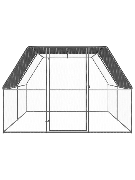 Ulkotilan kanahäkki 3x4x2 m galvanoitu teräs