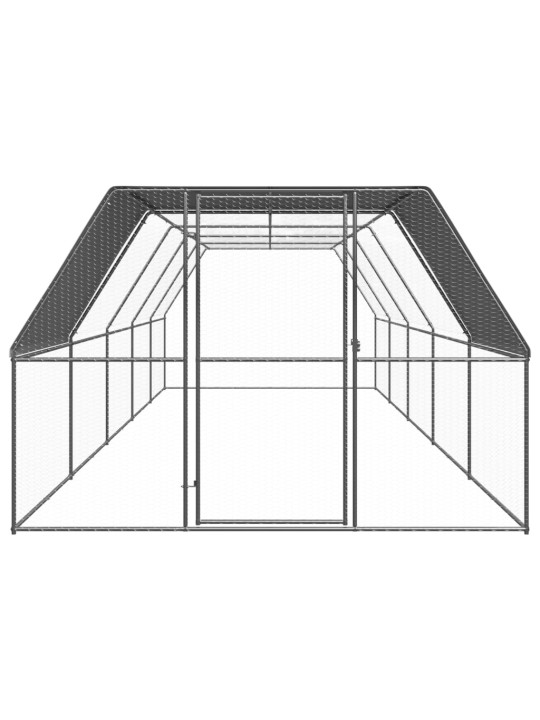 Ulkotilan kanahäkki 3x10x2 m galvanoitu teräs