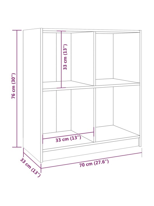 Senkki harmaa 70x33x76 cm täysi mänty