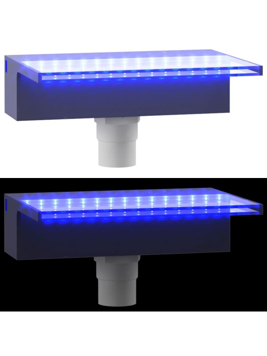 Vesiputous RGB LED-valoilla akryyli 30 cm