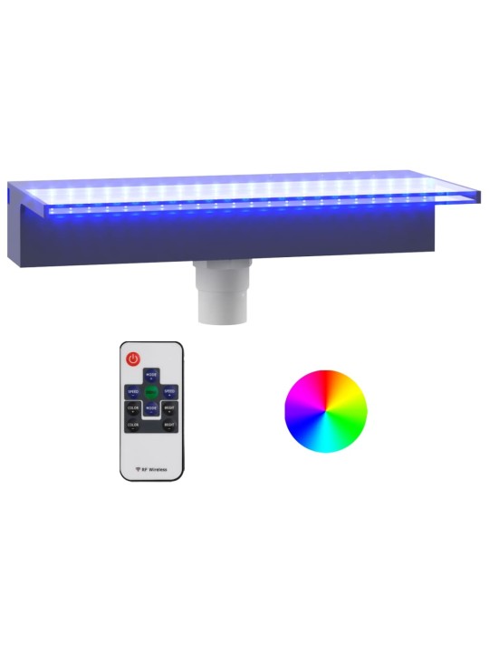 Vesiputous RGB LED-valoilla akryyli 45 cm