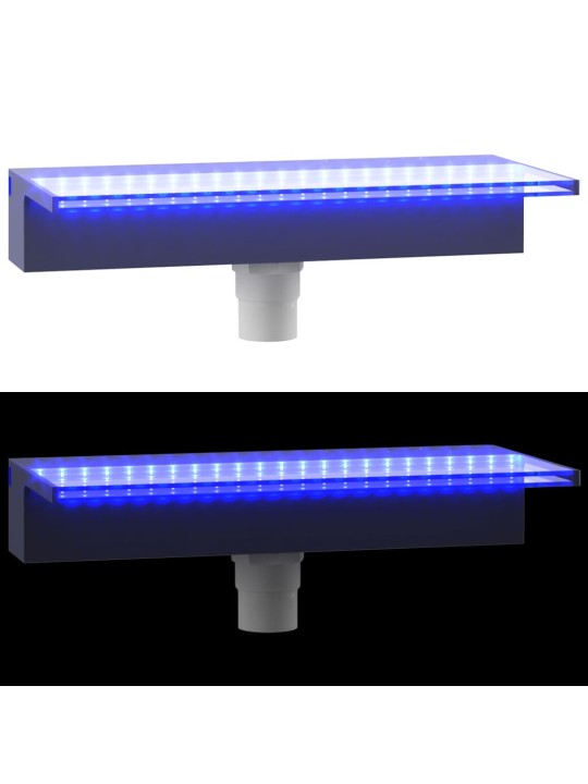 Vesiputous RGB LED-valoilla akryyli 45 cm