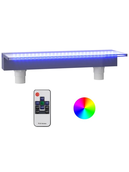 Vesiputous RGB LED-valoilla akryyli 60 cm