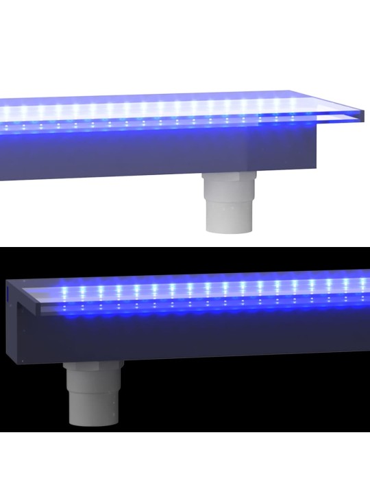 Vesiputous RGB LED-valoilla akryyli 60 cm