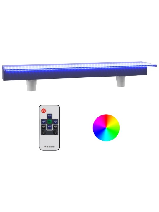 Vesiputous RGB LED-valoilla akryyli 108 cm