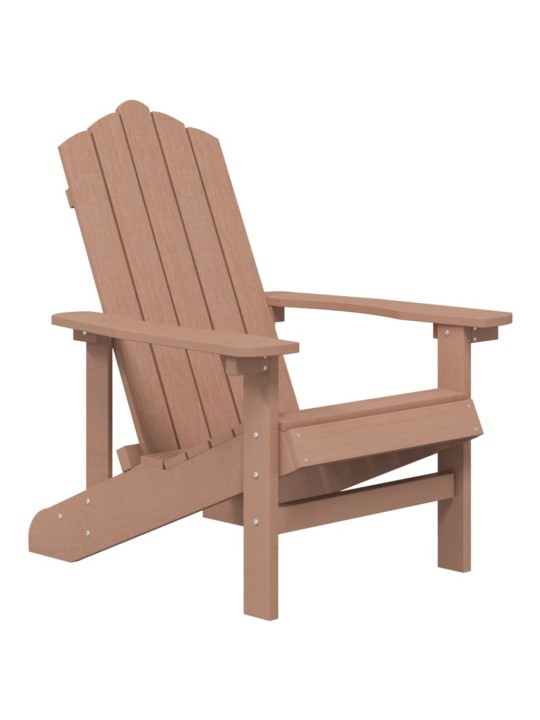 Adirondack puutarhatuoli HDPE ruskea