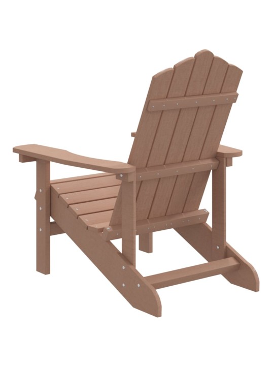 Adirondack puutarhatuoli HDPE ruskea