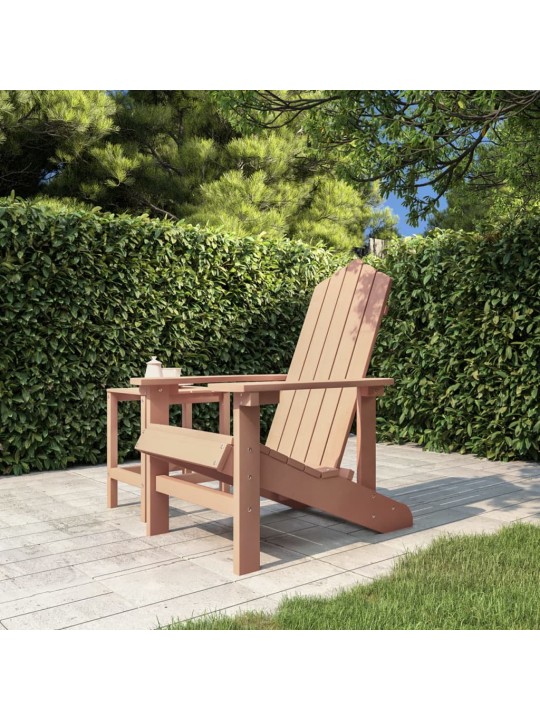 Adirondack puutarhatuoli HDPE ruskea