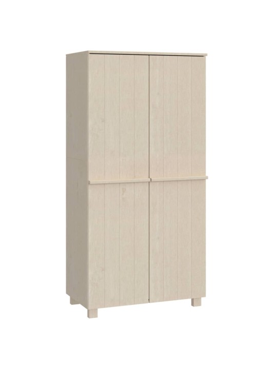 Vaatekaappi HAMAR hunajanruskea 89x50x180 cm täysi mänty