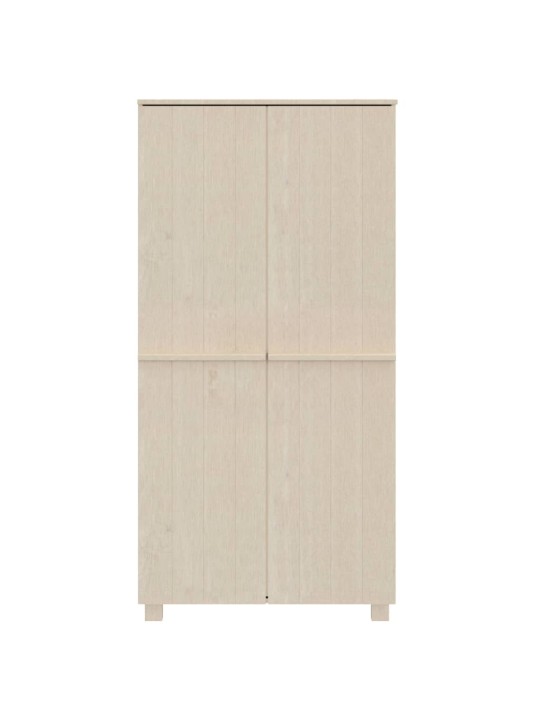 Vaatekaappi HAMAR hunajanruskea 89x50x180 cm täysi mänty