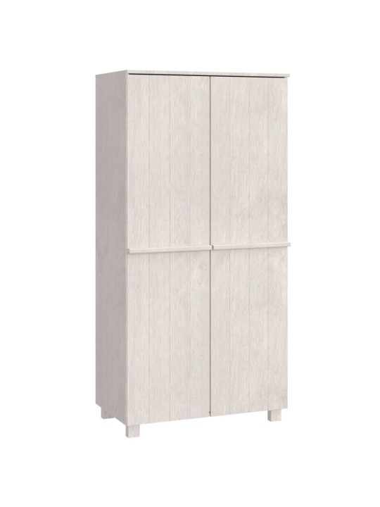 Vaatekaappi HAMAR valkoinen 89x50x180 cm täysi mänty