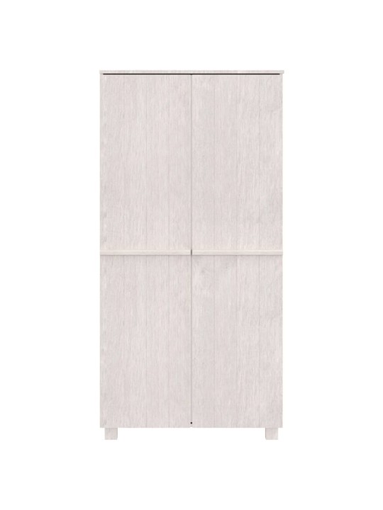 Vaatekaappi HAMAR valkoinen 89x50x180 cm täysi mänty