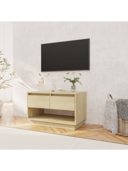 TV-taso Sonoma-tammi 70x41x44 cm lastulevy