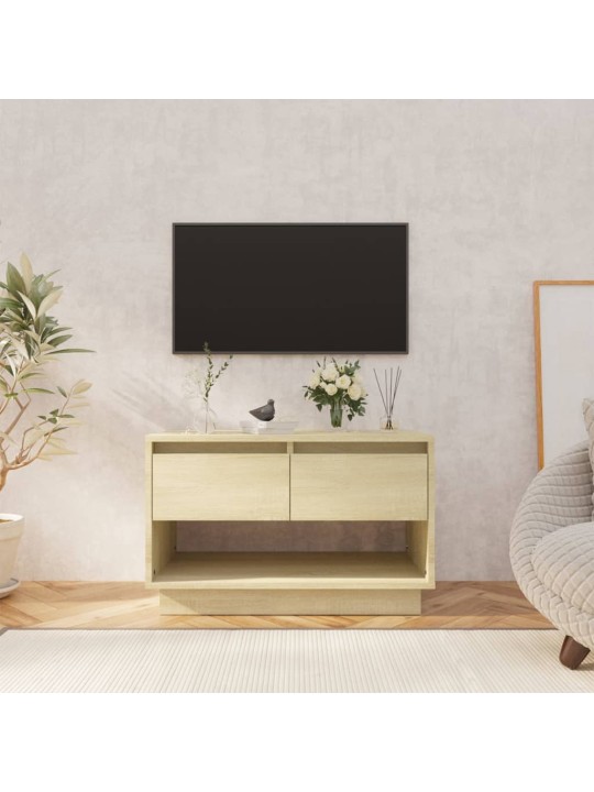 TV-taso Sonoma-tammi 70x41x44 cm lastulevy