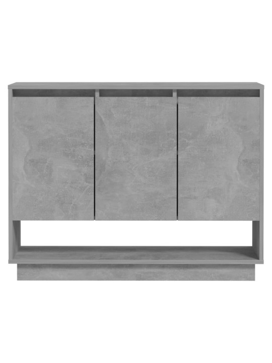 Senkki betoninharmaa 97x31x75 cm lastulevy