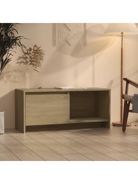 Tv-taso sonoma tammi 90x35x40 cm tekninen puu