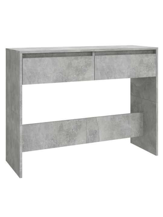 Konsolipöytä betoninharmaa 100x35x76,5 cm lastulevy