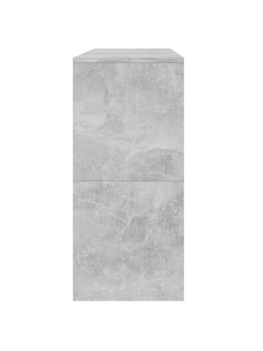 Konsolipöytä betoninharmaa 100x35x76,5 cm lastulevy