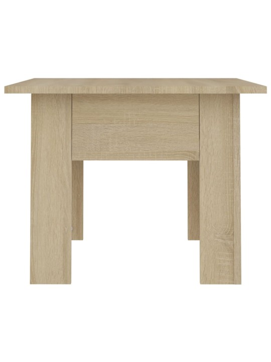 Sohvapöytä sonoma-tammi 55x55x42 cm lastulevy
