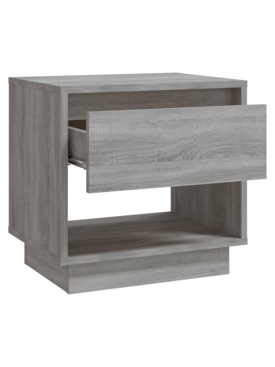 Yöpöytä harmaa sonoma 45x34x44 cm lastulevy