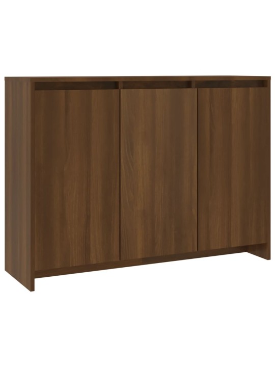 Senkki ruskea tammi 102x33x75 cm tekninen puu